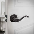 thumbnail image 4 of Design House Scroll Keyed Entry Door Lever, Matte Black, 4 of 19