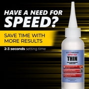 Starbond 2 oz. Super Fast Thin CA Glue (Premium Cyanoacrylate Super Glue) for Woodworking, Woodturning, Hobby Models, CA Finish, Inlays