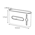 thumbnail image 4 of Generic Wall-Mounted No-Drill Plastic Garbage Bag Holder with Waterproof Lid, Large Opening, and Visible Window for Kitchen and Bathroom Storage, 4 of 6