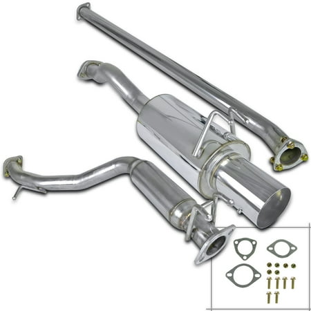 Spec-D Tuning For 2006-2011 Honda Civic Ex Dx Lx 4 Door N1 Catback Exhaust Muffler 2006 2007 2008 2009 2010