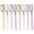 thumbnail image 1 of Miangastore 8 Rolls Lace Pattern Self-Adhesive Tape Glitter Bling Sticker Colorful Tape for Frame Gift Wrapping (Mixed Style), 1 of 9