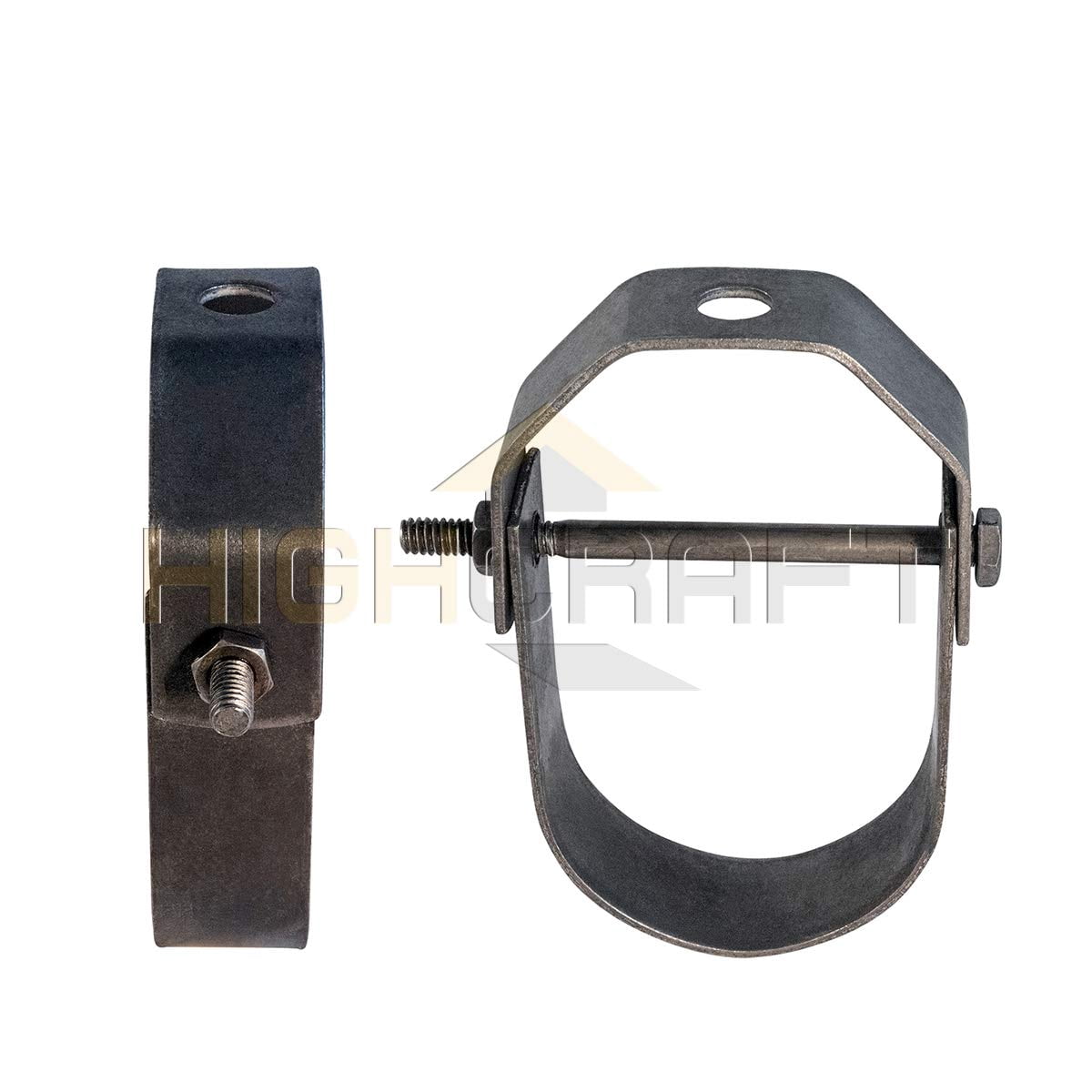 Highcraft 2" Clevis Hanger for Vertical Pipe Support, Steel (10-Pk)