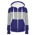 thumbnail image 1 of Timegard Chandail à Capuche à Fermeture à Glissière pour Femmes Grande Taille Chandail à Manches Longues Chandail Automne Hiver Vestes Confortables, 1 of 2