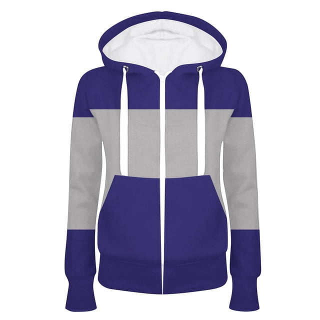 Timegard Chandail à Capuche à Fermeture à Glissière pour Femmes Grande Taille Chandail à Manches Longues Chandail Automne Hiver Vestes Confortables