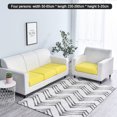 thumbnail image 2 of CAROOTU Solid Color Thicken Elastic Sofa Seat Cushion Cover Furniture Protector Corn, 2 of 5