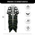 thumbnail image 6 of HELLHERO Women's Star & Camo Print Kimono Cover Up - Lightweight Breathable Long Beach Cardigan for Summer Vacation Pool & Resort, 6 of 6