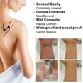 thumbnail image 4 of Corrector a prueba de agua,Kit de corrector de tatuajes Impermeable a prueba de sudor,Corrector de piel Tatuaje Manchas oscuras Cicatrices de acné,Cubridor de tatuajes Maquillaje Corrector de, 4 of 8