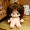 thumbnail image 1 of Muñeca de peluche de algodón Kawaii, ídolo de peluche, figura de superestrella, muñecas lindas, cuerpo gordo, vestido de mariposa, muñeca de niña que puede cambiar de ropa, regalo, 1 of 6