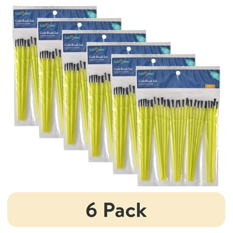 Hello Hobby Craft Brush Set, 30 Brushes (6-Pack) photo 1