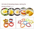 thumbnail image 4 of Egg Mold Egg Shaper Egg Ring Pancake Molds Egg Mould Mold Cooking Kitchen Tools, 4 of 7