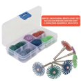 thumbnail image 3 of 66Pcs 1 Inch Radial Bristle Disc Kit with 1/8In Shank for Rotary Tools,Detail Abrasive Brush for Jew, 3 of 5