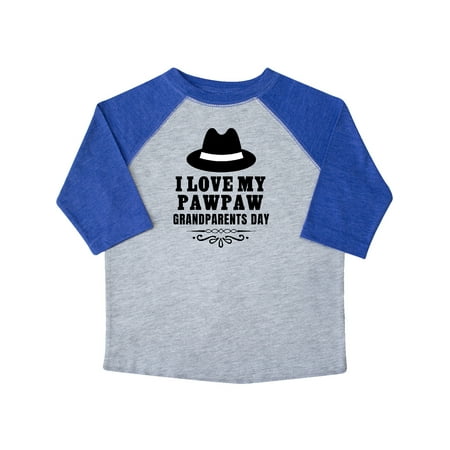 

Inktastic Grandparents Day I Love My Pawpaw Gift Toddler Boy or Toddler Girl T-Shirt