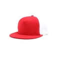 thumbnail image 1 of New 5 Panel Mesh Baseball Private Cap Hat, Red, 1 of 1