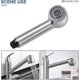 thumbnail image 5 of Hand Shower Kitchen Faucet 2 Jets Shower Head Single Handle Kitchen Sink Replacement For Basin Shower Head, 5 of 5