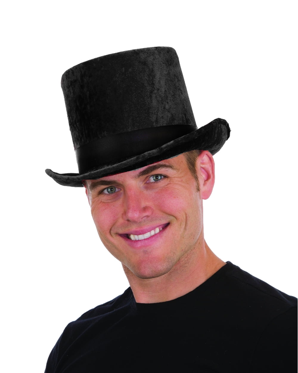 Jacobson Hats Soft Velvet Black Top Hat 