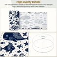 thumbnail image 4 of Lampshades 2 Pack Seamless sea underwater animals Cute cartoon jellyfish octopus 13"x13"x10" Light Shade for Table Lamps Floor Lamps Drum Lamp Shades Lampshade Replacement Easy Assembly, 4 of 8