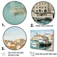 thumbnail image 3 of Designart "Timeless Port In Southern Italy I" Italy Floater Framed Canvas Wall Art, 3 of 5