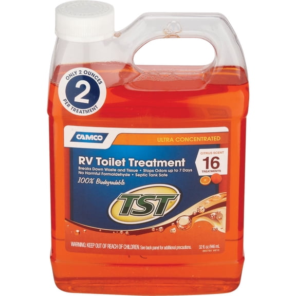 Camco 41192 RV Holding Tank Chemical, Orange, 32 oz. - Quantity 6