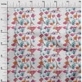 thumbnail image 2 of oneOone Georgette Viscose Mustard Yellow Fabric Eiffel Tower|Camera & Bag Travel Diy Clothing Quilting Fabric Print Fabric By Yard 42 Inch Wide, 2 of 4