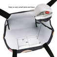 thumbnail image 6 of FORMRS Womens Canvas Tote Bag with Zipper Inner Pocket Shoulder Handbag, Pink Record, 6 of 7
