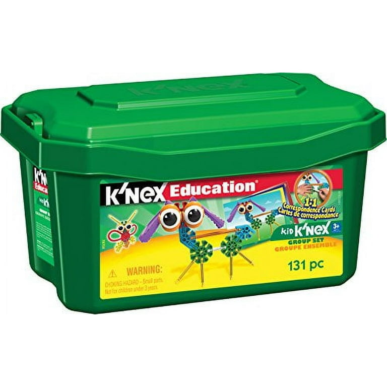 K?NEX Education - Kid K?NEX Group Building Set - 131 Pieces - Ages 3+ -  Preschool Educational Toy