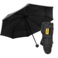 thumbnail image 3 of Air Canada Micro Compact Travel Umbrella with UPF 50 Sun Protection Black One Size, 3 of 6