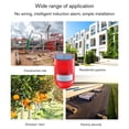 thumbnail image 1 of Solar Sound Light Alert Alarm Motion Sensor Siren Strobe Security Alarm System Red, 1 of 5