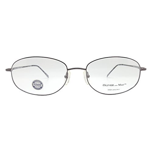 Oliver And Mac Men's London Eyeglasses Prescription Frames (Gun Metal
