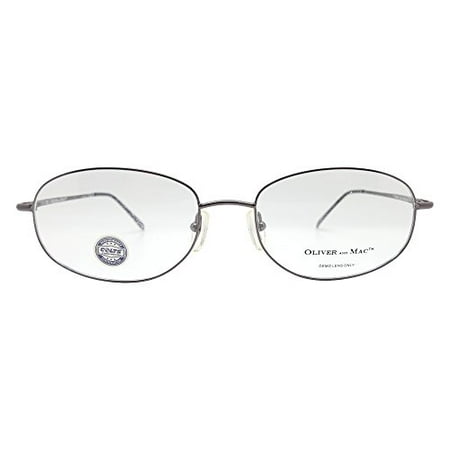Oliver And Mac Men's London Eyeglasses Prescription Frames (Gun Metal, 57-19-145)