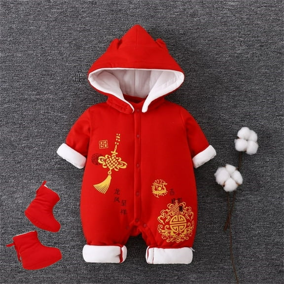 Vedolay Bodysuits for Winter Boys Romper Jumpsuit Ruffle Button Shorts Pants Kid Fall Printed Clothes Outfits With Pocket,A 3-6 Months