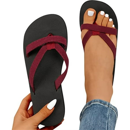 

Women Sandals Summer Shoes Flip Flops Clip Toe Beach Shoe