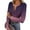 Dark Purple, variant on Long Sleeve Shirts for Women Ribbed Knit Stretch Henley Button Tops Casual Basic Slim Fit Tee Shirts