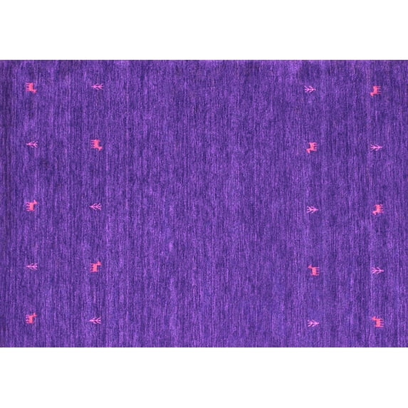 Ahgly Company Indoor Rectangle Abstract Pink Contemporary Area Rugs, 3' x 5'