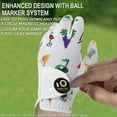 thumbnail image 4 of FINGER TEN Golf Gloves Women Left Right Hand Leather with Ball Marker Value Pack, Colored Glove for Ladies Right Left Handed Golfer All Weather Grip, 4 of 7
