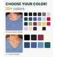 thumbnail image 2 of Merino.tech Merino Wool T Shirt Women - 100% Merino Wool Base Layer Women Short Sleeve Moisture-Wicking Tee and Hiking Socks X-Small, Black Onyx V-neck, 2 of 6