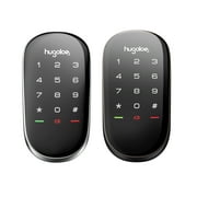 Hugolog Electronic Keypad Deadbolts, Smart Keyless Entry Door Locks, WIFI, Bluetooth, Touchscreen for passcode, IP54 Waterproof, Auto Lock
