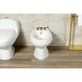thumbnail image 4 of Kingston Brass KB322PX Victorian Three-Handle Bidet Faucet with Brass Pop-Up, Polished Brass, 4 of 6