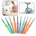 thumbnail image 1 of Crochet Hooks Set, Crochet Knitting Colorful Hook  Crochet Hook  Plastic  For Hats For Scarves For Sweaters For Socks, 1 of 8