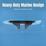 Bixpy Glue-On Fin Box Adapter for K-1 Motor–Universal Kayak & SUP Motor Mount, DIY Glue-On Installation for Inflatable Kayaks & Paddle Boards, 6 Shallow Water Draft, Waterproof & Corrosion-Resistant