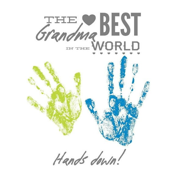 The Best Grandma in the World: DIY Handprint and Activity Booklet