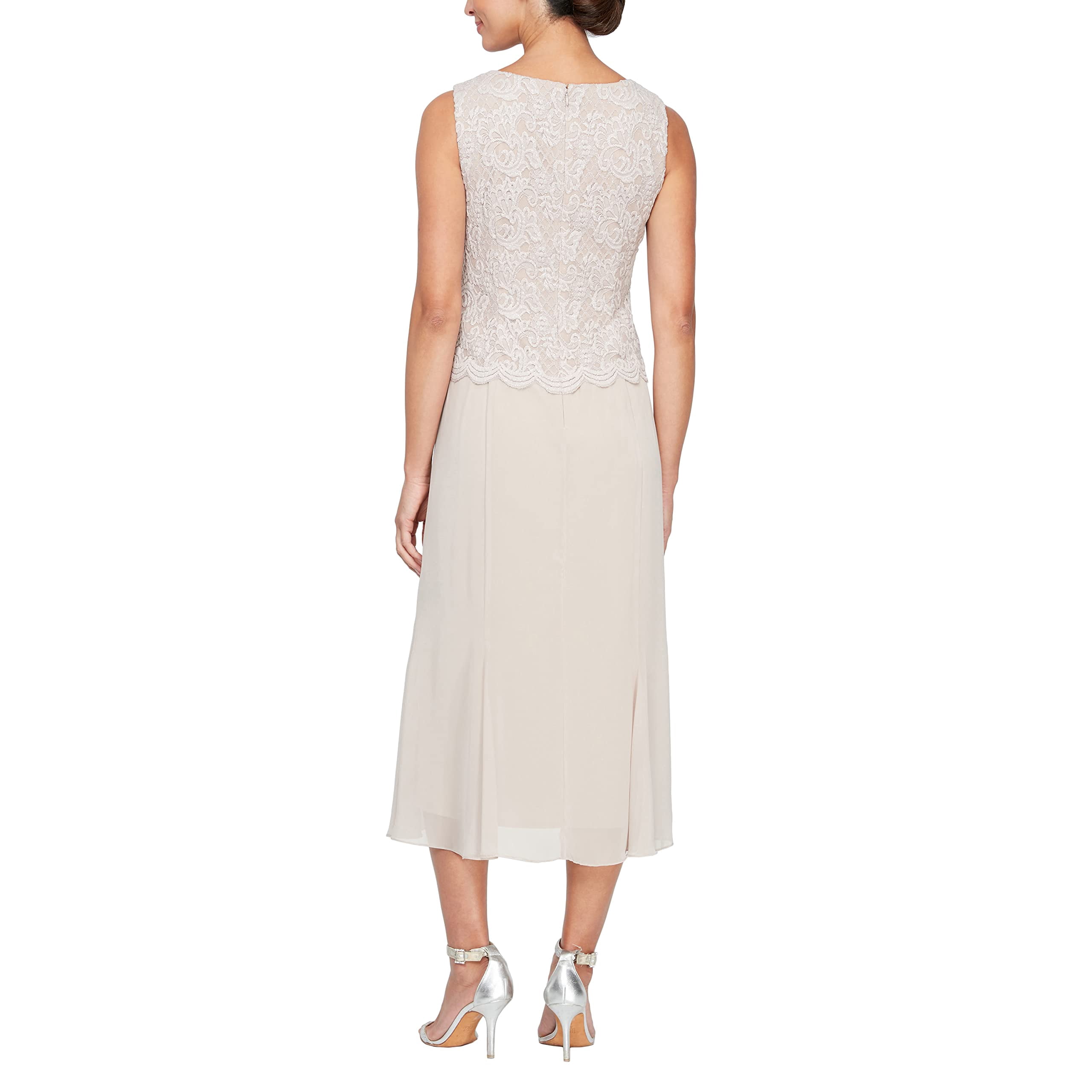Alex Evenings Womens Lace Jacket Dress, Tea Length, Norway | Ubuy