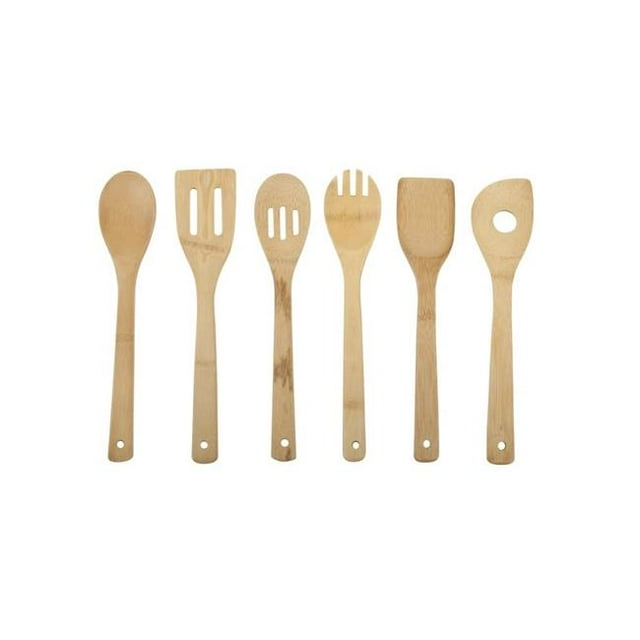 Core Kitchen 6011318 Ensemble d'Ustensiles en Bambou Naturel de 2,5 x 11,8 Po