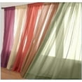 thumbnail image 2 of ONE PLAIN SOLID SHEER OR SCARF WINDOW CURTAIN TREATMENT DRAPES VOILE MANY COLORS, 2 of 2