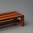 thumbnail image 2 of REACHISE Mini House Bench Ornament Wooden Bench Model Ornament Mini Wood Bench Adornment, 2 of 9
