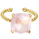thumbnail image 5 of de para mujer, ajustable de cristal rosa, de cristal rosa que Pueden abrir, de plata para am, 5 of 7