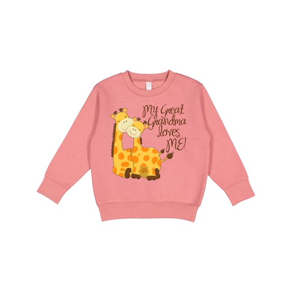 Inktastic My Great Grandma Loves Me Toddler Sweatshirt