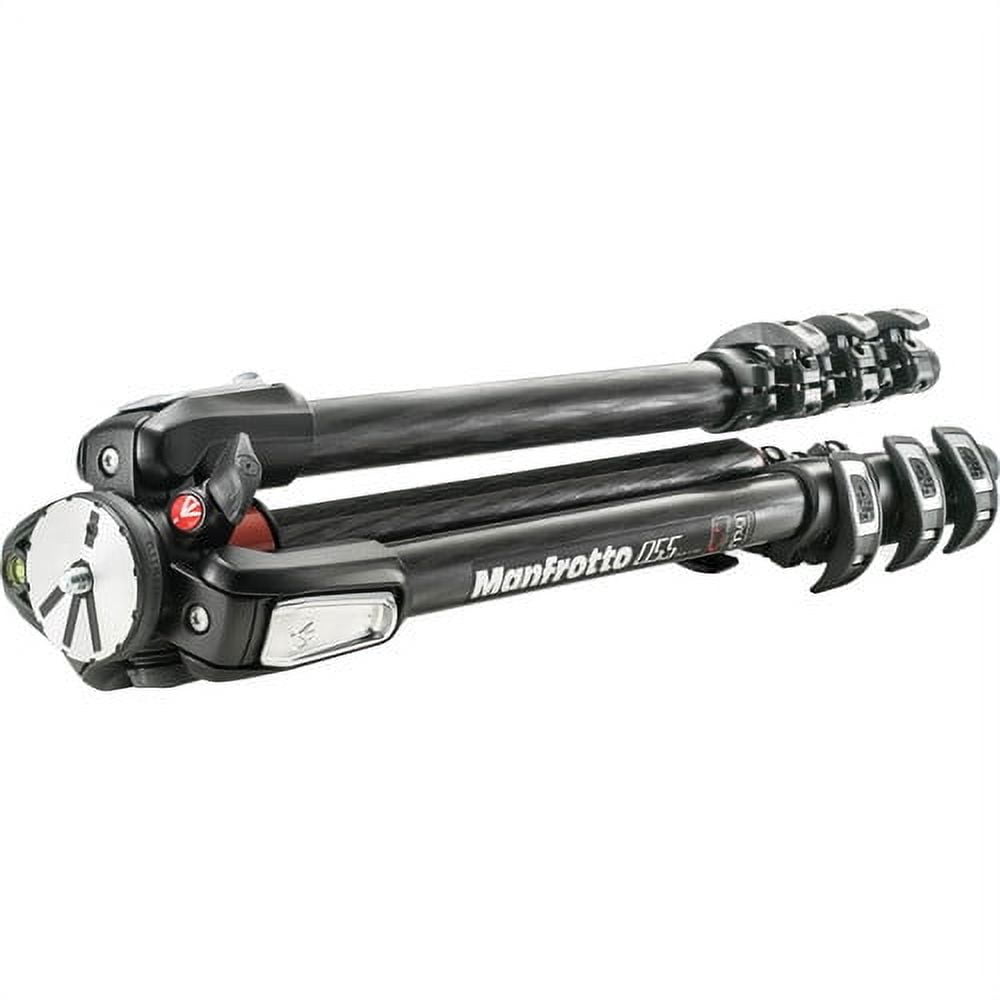 Manfrotto 055 Carbon Fiber 4-Section Tripod with Horizontal Column