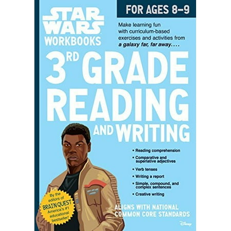 3rd Grade Reading and Writing Star Wars Workbook (Ages 8-9) | Walmart