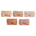 thumbnail image 2 of 5x Diademas suaves para bebés Yotijar Adorable Bowknot Turbante Tejido Diademas para niñas, 2 of 10