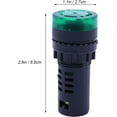 thumbnail image 4 of HUGFEGWE 27V Small LED Signal Lamp Indicator Light Electronic Buzzer Alarm Sounder Continuous Sound Beep CJB91-31414, 4 of 9